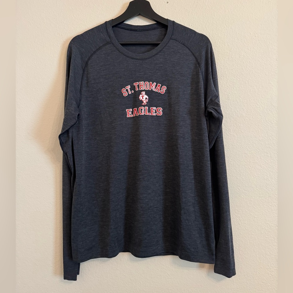 Lululemon Mens Shirt St.Thomas Eagles Long Sleeve Tee